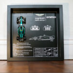 Aston Martin AMR23 – Fernando Alonso Edition | 1:43 Scale Framed Display (27x27cm)