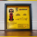 Ferrari SF-24 – 2024 Formula 1 Season | 1:43 Scale Framed Tribute (27x27cm)