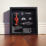 Ferrari SF-24 – 2024 Formula 1 Season | 1:43 Scale Framed Tribute (27x27cm)